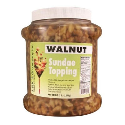 Wet Walnut Ice Cream Topping | Half Gallon Jar
