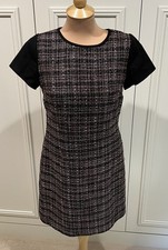 Banana Republic Women's Tweed Sheath Dress Size 6 Academia Preppy School Girl