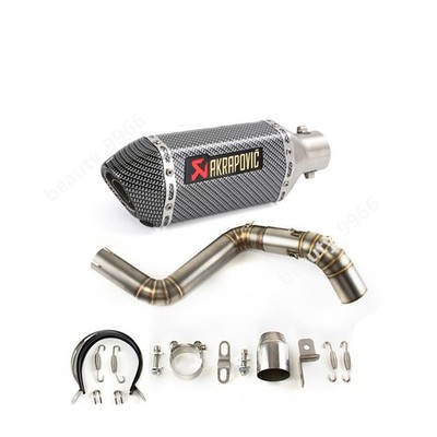 Mid Link Pipe Black Muffler Exhaust Slip On Modified For Duke 390 200 2012-2016