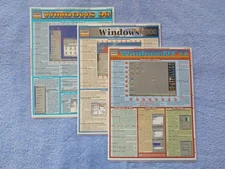 1998-1999 WINDOWS 98, NT, 2000 QUICK REFERENCE SOFTWARE GUIDES, LAMINATED