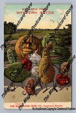 Anthropomorphized Vegetables Lawrence Kansas Advertising Western Barteldes Seed