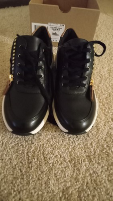 #ad #ad clarks Womens shoes 7.5M un rio zip cuir noir $60.00