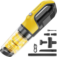 Handheld Vacuum Cordless 1.1 Pounds Car Vac 10000PA Hand Held Vacuums 4-In-1 Han