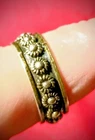 925 Sterling Silver Vintage Cannetille All Around Band Ring Size 7 1/2