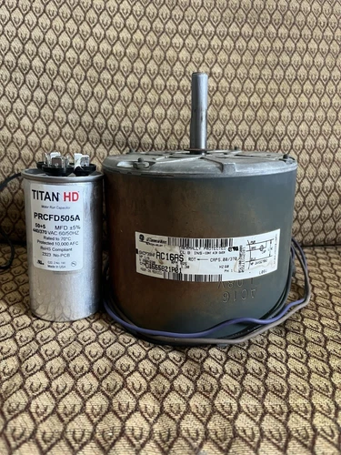 Genteq 5KCP39HFAC16AS Condenser Motor D155821P01 1/6HP 230V 825RPM used #ME662