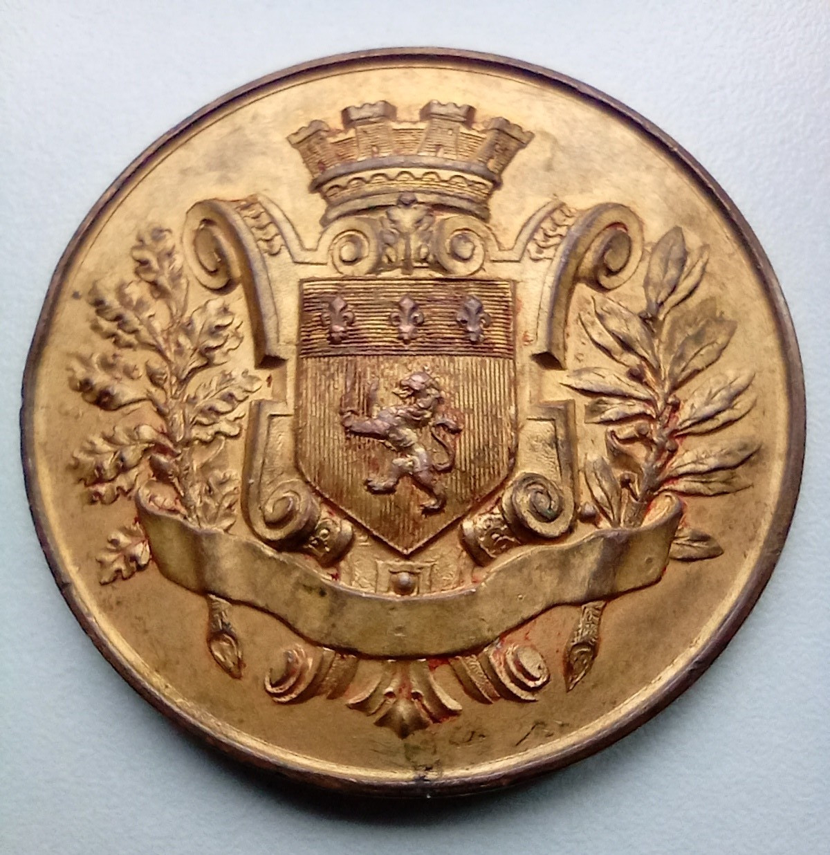FRENCH MARIANNE BRONZE MEDAL / medaille POITIERS