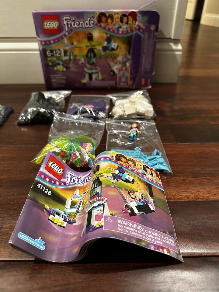 2016 Lego Friends 41128 Amusement Park Space Ride 100% Complete Set - Image 2 of 4