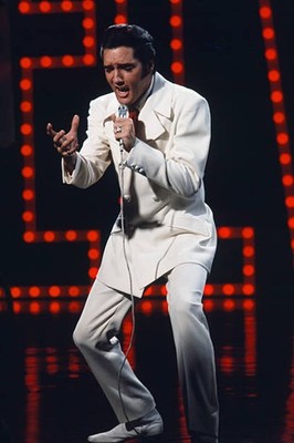 Elvis Presley during Special on Elvis '68 Comeback 1960s TV Photo 133