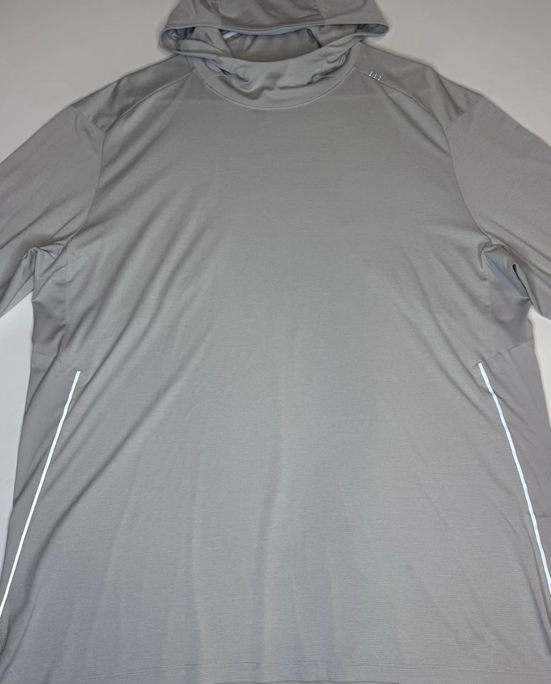 Sudadera con Capucha Lululemon Licencia para Entrenar Para Hombres 2XL Gris Gimnasio Correr Manga Larga Foto 2 de 4