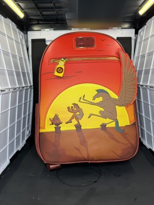 Loungefly Disney Hercules 25TH Anniversary Sunset Backpack and Wallet Loungefly Disney Hercules 25TH Anniversary Sunset Backpack  main image 3