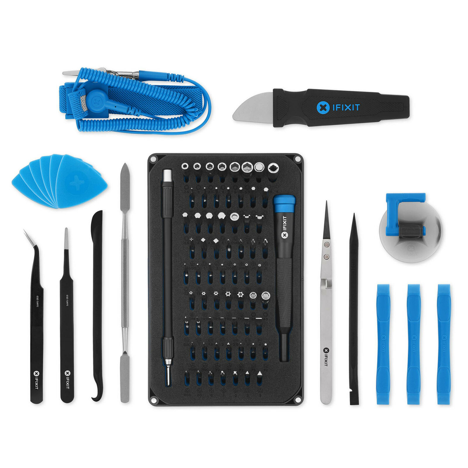 Kit outillage complet de précision ifixit - pro tech toolkit - 64 embouts - tour