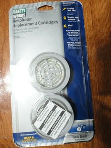 Msa Safety Works Respirator Replacement 2 Cartridges Ebay