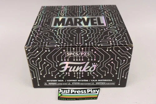 Funko Pop Marvel Mystery Box 5 Pc. Deadpool #538 Unmasked Chase + Extra Keychain