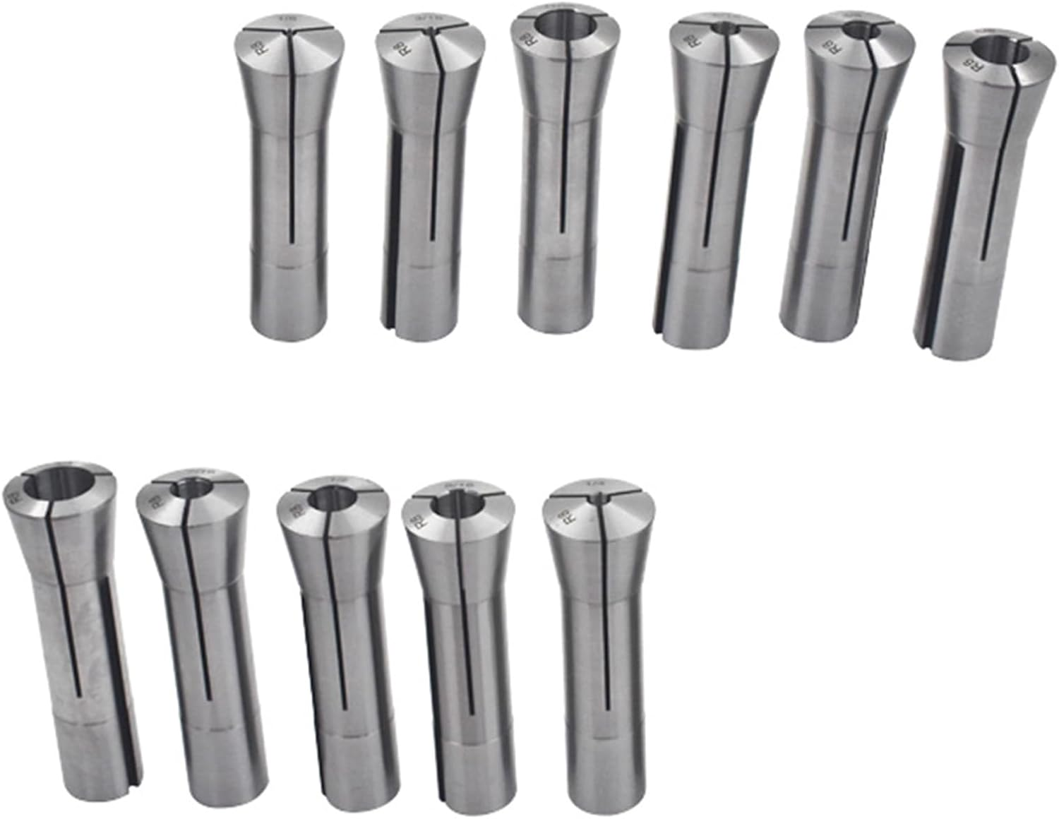 11Pcs Accuracy R8 Collets Set 1/8