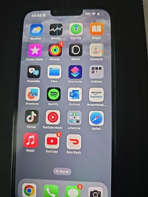 Apple iPhone 13 Pro Max - 128 GB - Blue T-MOBILE or METRO PCS, With Tiktok