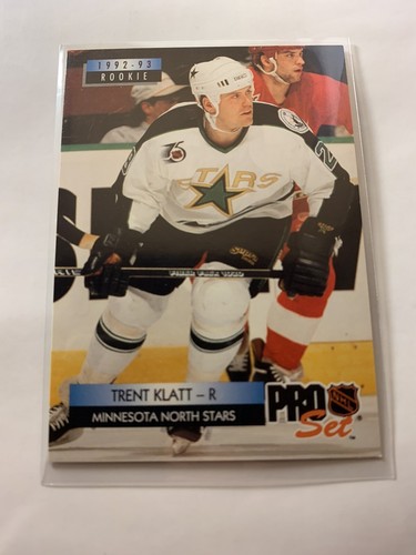 1992-93 Pro Set Trent Klatt Rookie Minnesota North Stars #229 - Zdjęcie 1 z 2