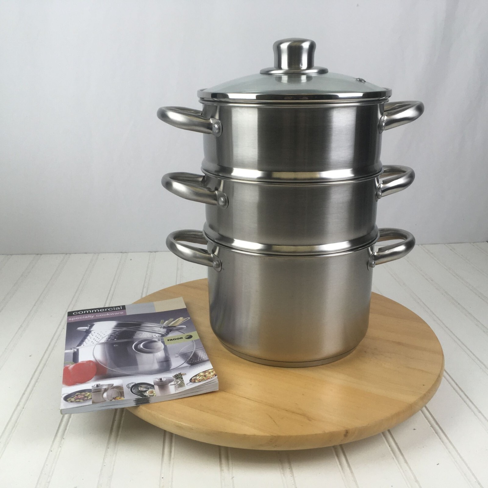 Fagor 2 Quart Stainless Steel Double Boiler With Steamer Insert Recipe