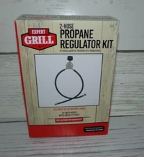 Expert Grill Two Hose  Propane Regulator Kit
