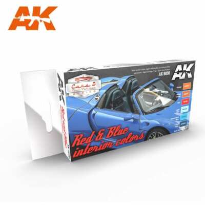 AK Interactive - Rot & Blau Innenfarben Set - AK9030