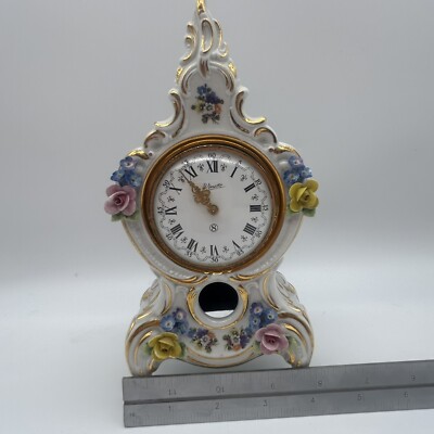 Sandizell Dresden ヴィンテージマントル時計 フローラル 【公式通販】