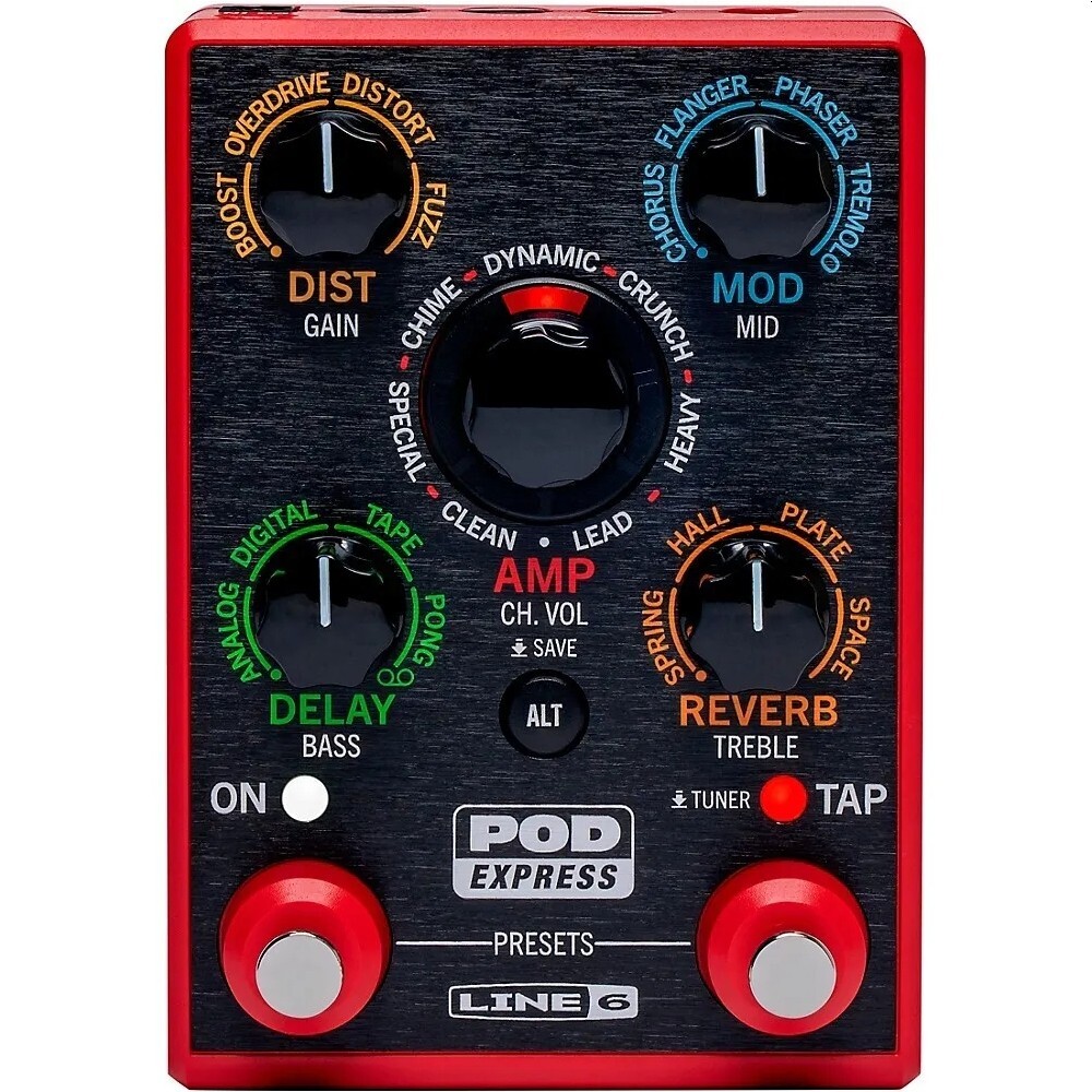 [限定カラー]Line 6 POD Go Limited Edition Red LINE6から「POD Go」プレミアムな限定生産モデル登場！