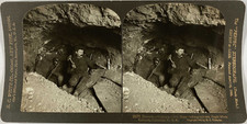 White, Stereo, USA, Colorado, Eagle river Canyon, down in a Colorado Gold mine V