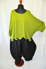 MYO-Lagenlook DIE WELLE BIG-Überwurf-Pulli PISTAZIE XL,XXL,XXXL,XXXXL