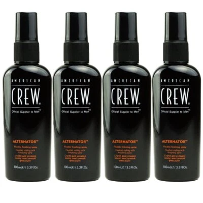 American Crew Alternator Finishing 4 x 100 ml Spray Styling Pump Haarspray Set