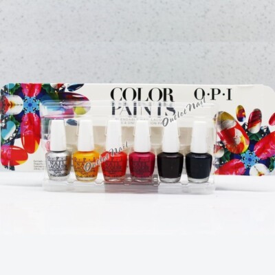 O.P.I Mini COLOR PAINTS OPI Nail Lacquer Kit Set 6 x3.75ml Collection 2015 DDP15