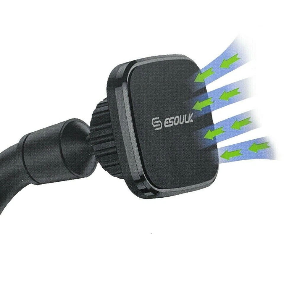 esoulk universal Car Dash Mount 360° Long Magnetic Phone Holder Mounting Plate - Image 4 of 4