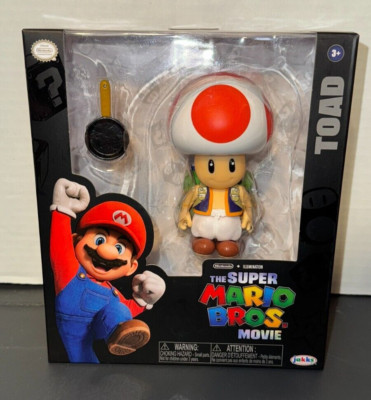 NEW The Super Mario Bros. Movie 5-inch TOAD Figure W/ Frying Pan Accessory 2023