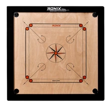 33 Inch 6mm Ronix Carrom Board Smooth High Quality + 24 Coins + Powder + Striker