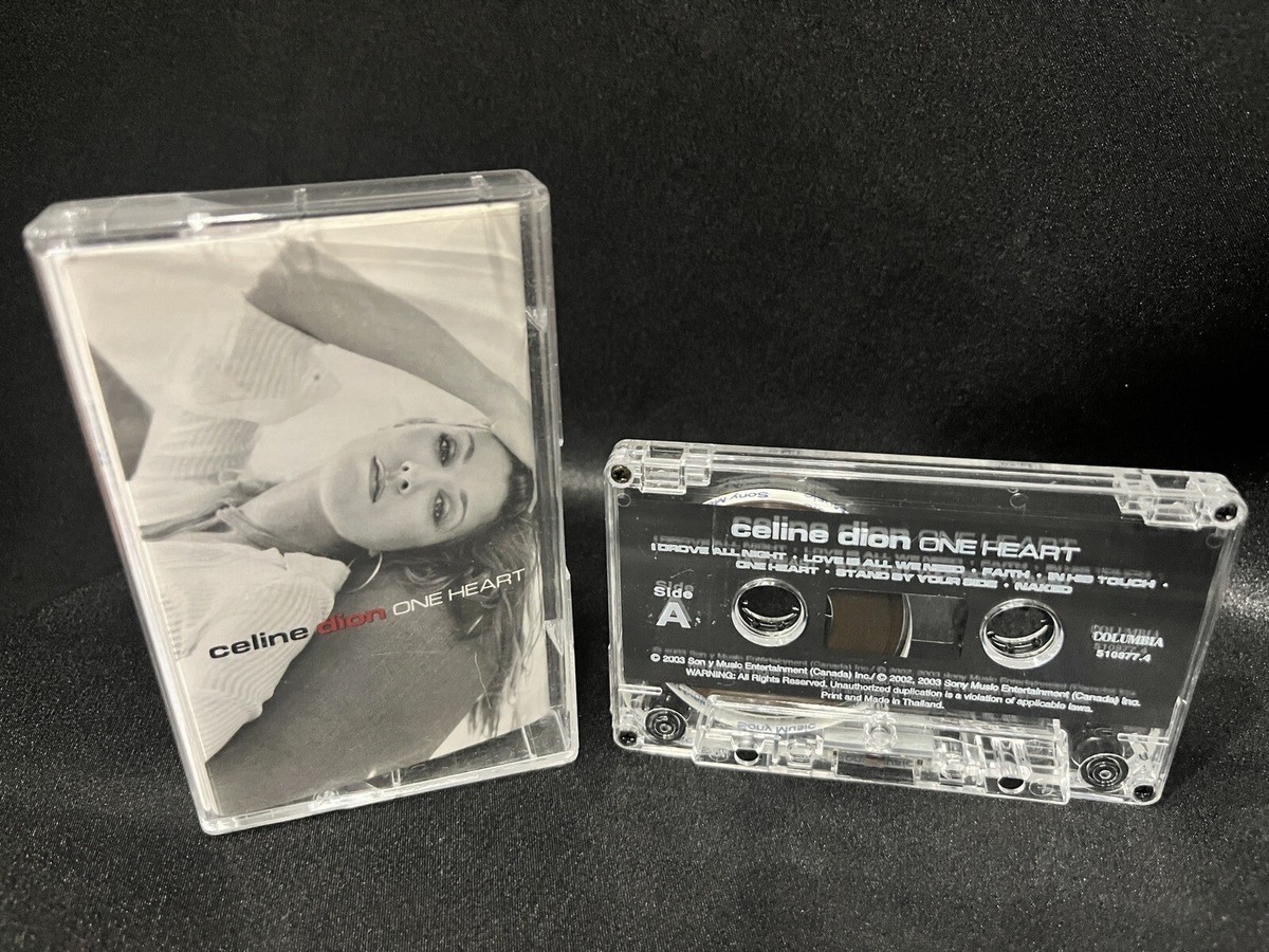 Celine Dion One Heart Eng album Cassette Tape (Sony Thailand 2003