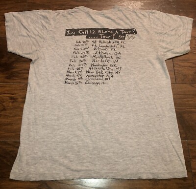 2006 NOFX “You Call 12 Shows A Tour?” Gray T-Shirt -SZ M | eBay