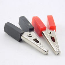 5/10pcs 35mm 50mm Car Crocodile Alligator Clip Battery Terminal Test Lead Clamp