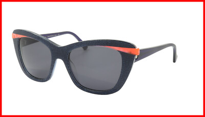 Face A Face Sunglasses Frame SHINE 1 Col. AT18 Acetate Fabric Jean Crystal Orang