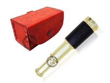 Brass Telescope Marine Handheld Spyglass Telescope Binoculars 7 Inch with