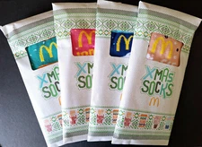 Mc Donald's Paire de chaussettes Xmas Socks 2023 Mc Do Noël Christmas France