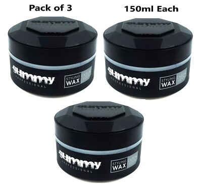 3 X Gummy Professional Styling Wax Casual Look 150ml by Fonex