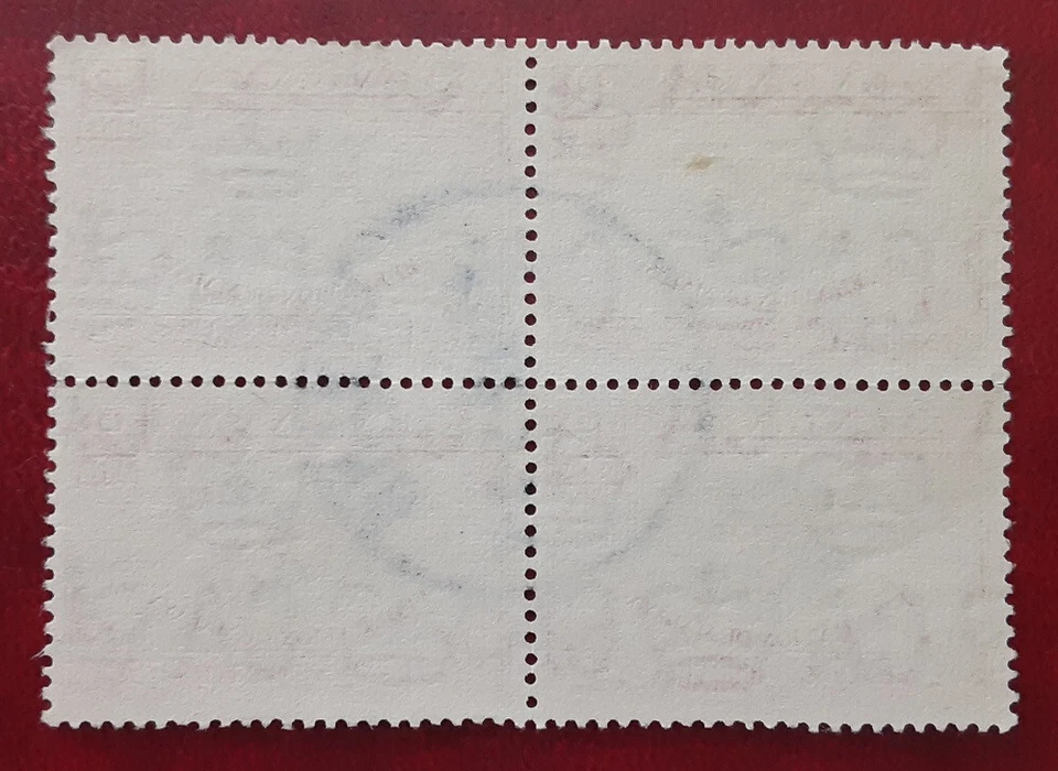 MALAYA Federation 1957 12c Used Block Coat Arms Bullseys SOTN Scott 81 XF 110-1 - Image 2 of 2