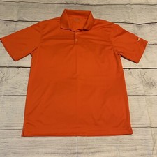 Nike Golf Dri Fit Polo Orange Size Medium