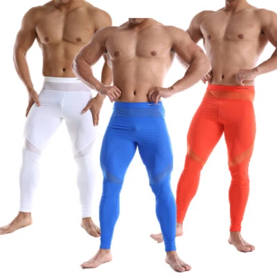 Men Sporthose Leggings Jogging Schnelltrocknende Skinny Gemütlich Body Laufhose - Bild 1 von 4