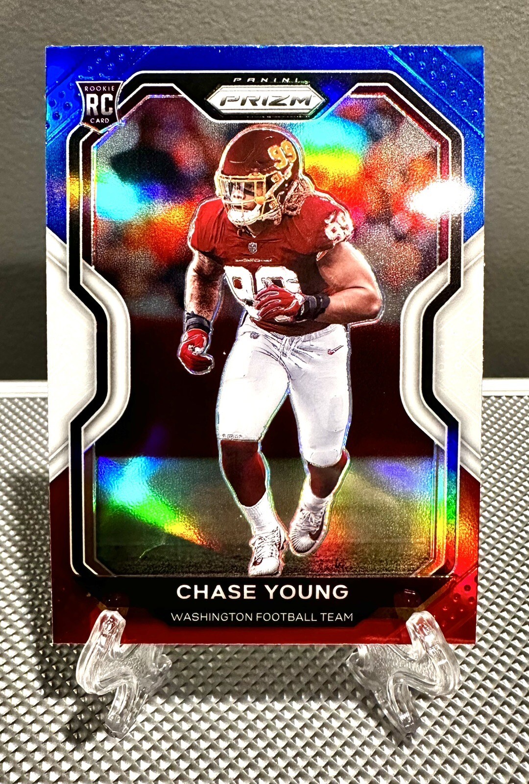Chase Young Panini Prizm #383 Red/White/Blue