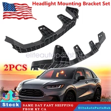 For Honda HR-V 2023-2024 Driver & Passenger Side Headlight Mounting Bracket Set