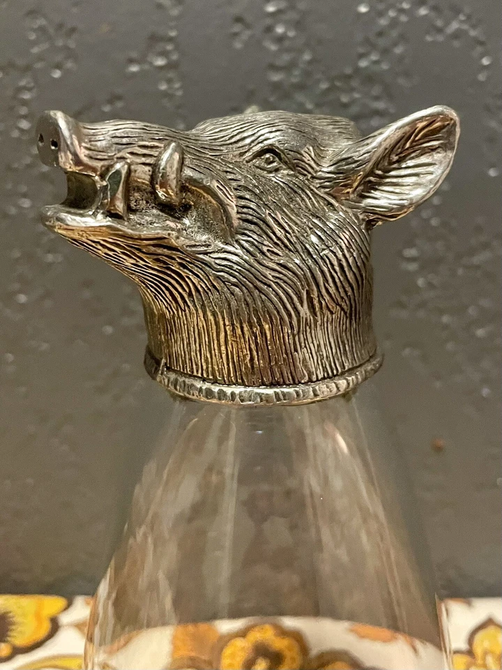 Jabalí de cristal Arte Itálica Animale Pilsner Foto 2 de 4