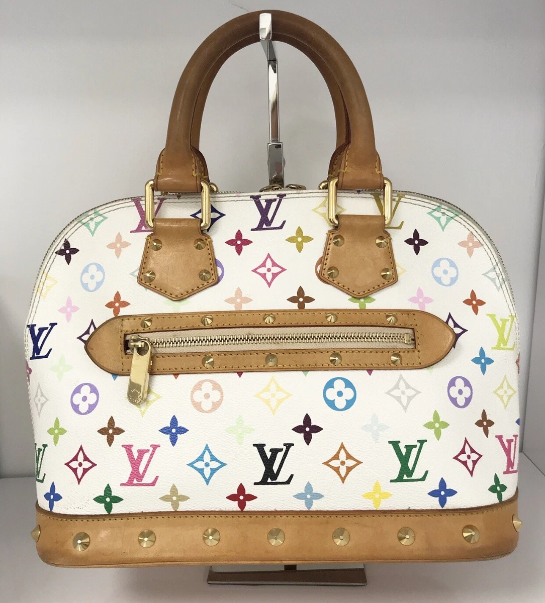 Pre-owned Louis Vuitton 2000s 2000s Alma Bb Tote Bag In Gold