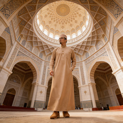 PREMIUM Authentischer Saudi Thobe - Traditioneller Thobe für Männer Neu Eid Ramadan Hadsch