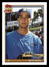 Russ Swan 1991 Topps #739 Seattle Mariners Baseball *226