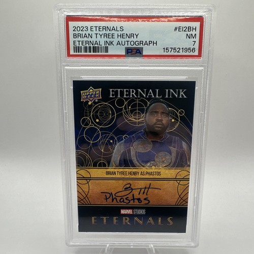 2023 Marvel Eternals Eternal Ink Brian Tyree Henry as Phastos #EI2-BH Auto PSA 7