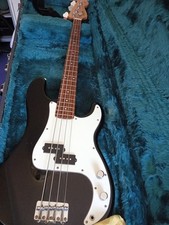 1996 Squier Fender Precision Bass MIK Cort 50th Anniversar, Stand + Lead